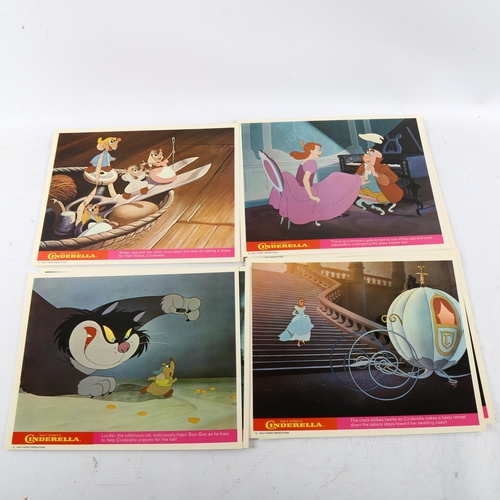 126 - A set of 8 lobby cards for UK release of Walt Disney's Cinderella, 1970s' release