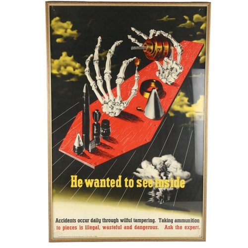 152 - An original Second World War Period HM Ministry of Information poster 