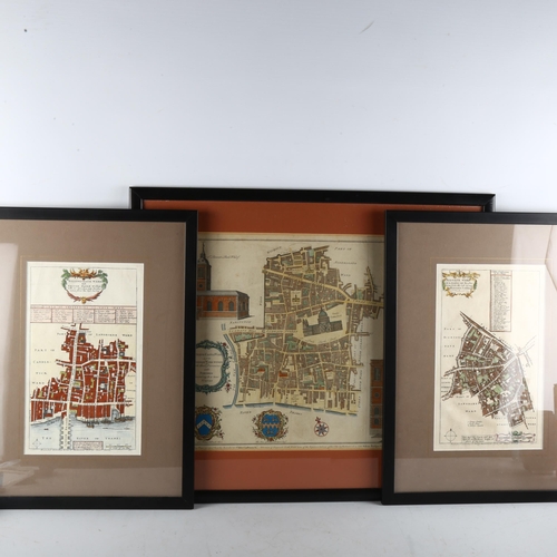 153 - **WITHDRAWN** A group of Antique maps, including Sussex by Robert Morden, Parish maps of Creplegate ... 