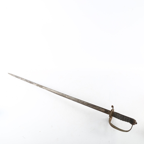 64 - A George V 9th Royal Irish Rifles officers sword by Henry Wilkinson, London,