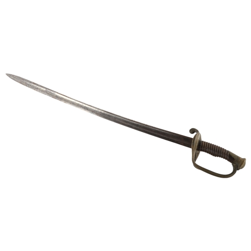 67 - A French infantry 1845 pattern sword, length 92cm