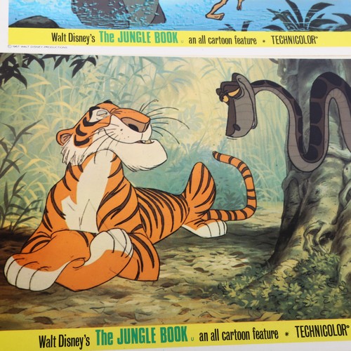 122 - A set of 8 Lobby cards for The Jungle Book, Buena Vista, 1970s' UK release, 10x8