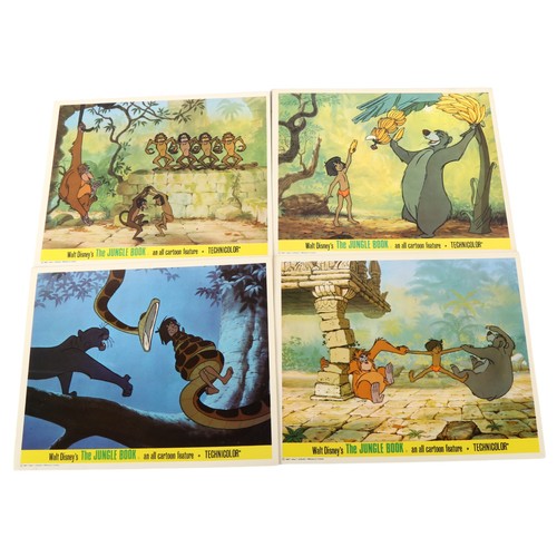 122 - A set of 8 Lobby cards for The Jungle Book, Buena Vista, 1970s' UK release, 10x8