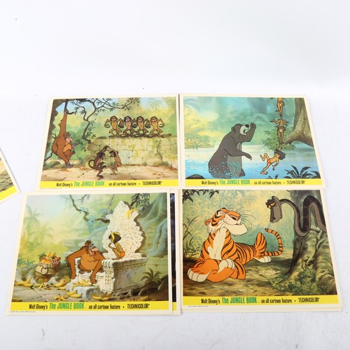 122 - A set of 8 Lobby cards for The Jungle Book, Buena Vista, 1970s' UK release, 10x8