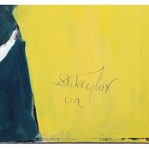 590 - S H Taylor, Priscilla, 2004, oil on canvas, signed, 100cm x 80cm, unframed