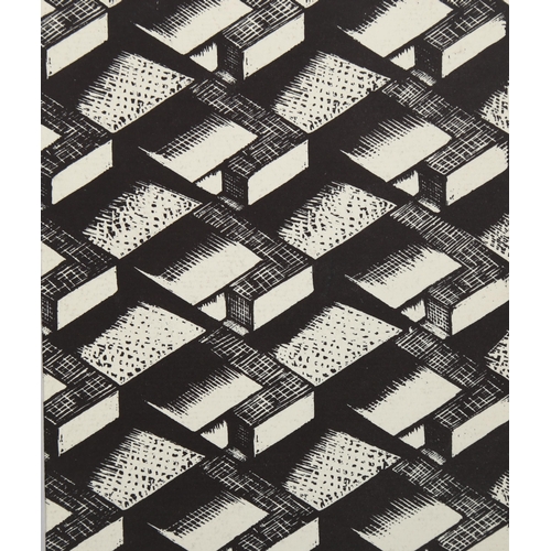 805 - Paul Nash (1889-1946) print on paper, original patterned wrap from P. & D. Conalghi’s exhibition... 