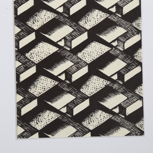 805 - Paul Nash (1889-1946) print on paper, original patterned wrap from P. & D. Conalghi’s exhibition... 