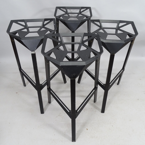 2177 - A set of four Magis Stool One bar stools by Konstantin Grcic with maker's marks