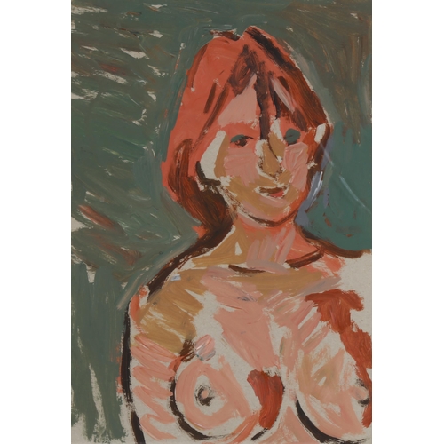 111 - Frank Beanland (1936 - 2019), nude life study, oil on board, 43cm x 28cm, framed