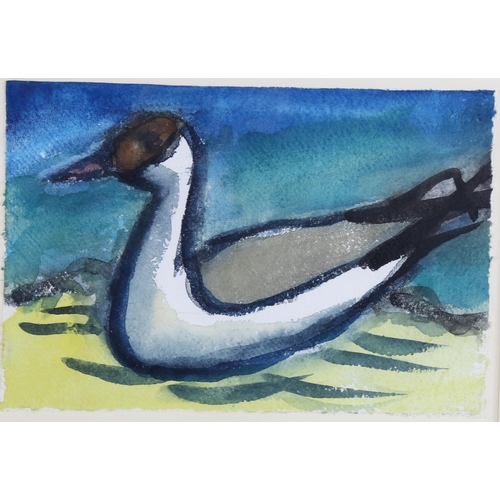 144 - Michael Davies (born 1947), garden birds, 3 watercolours on paper, 28cm x 18cm, framed (3)