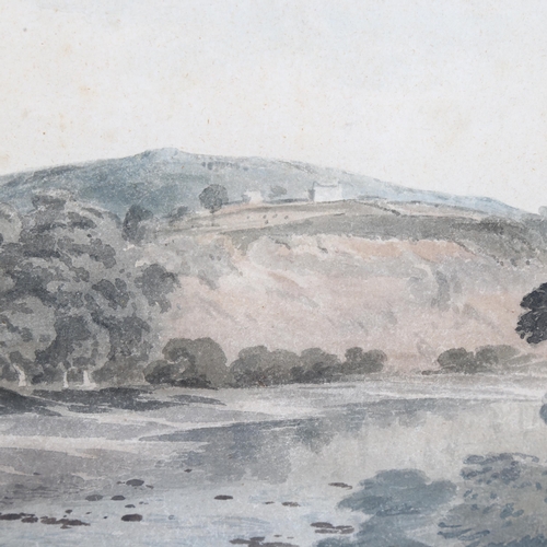 159 - John Varley (1778 - 1842), Bolton Abbey Yorkshire, watercolour, signed and inscribed verso, 22cm x 3... 