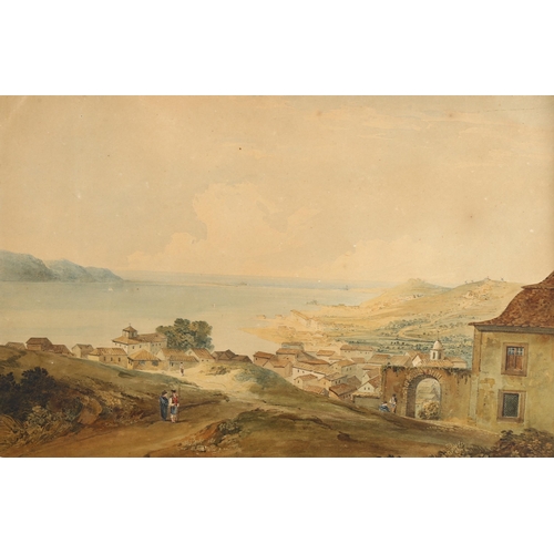 180 - Folder of 19th century watercolours (6)