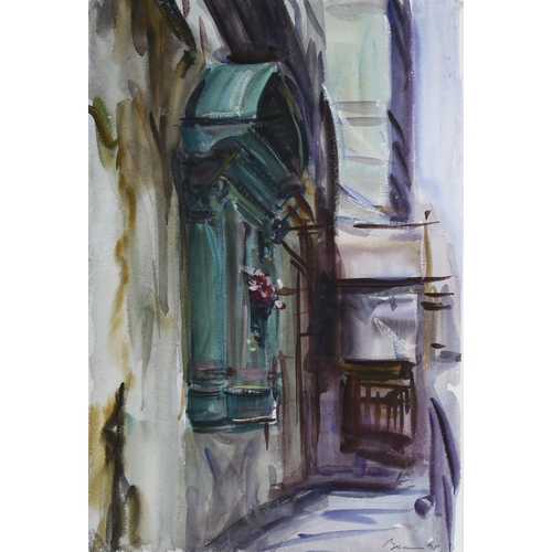 186 - Anthony Bream (born 1943), Porta Della Tetta, watercolour, signed and dated 1998, 48cm x 32cm, frame... 