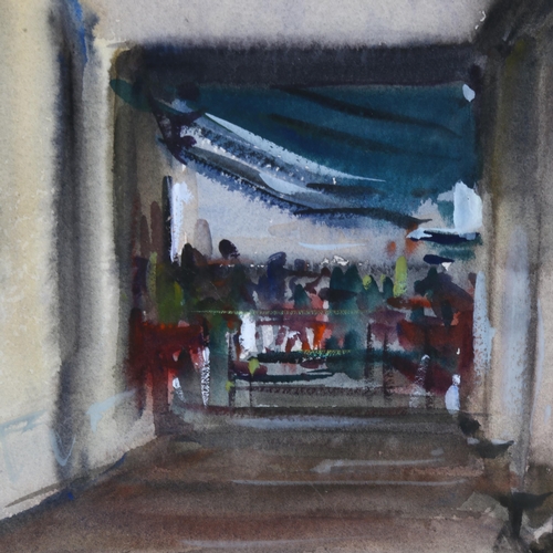 194 - Anthony Bream (born 1943), Venice colonnade, watercolour, signed and dated 1998, 32cm x 50cm, framed