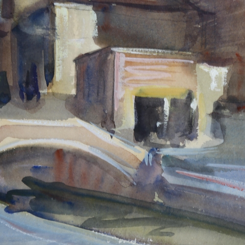 204 - Anthony Bream (born 1943), Chiesa Di San Barnato Venice, 1997, 29cm x 37cm, framed