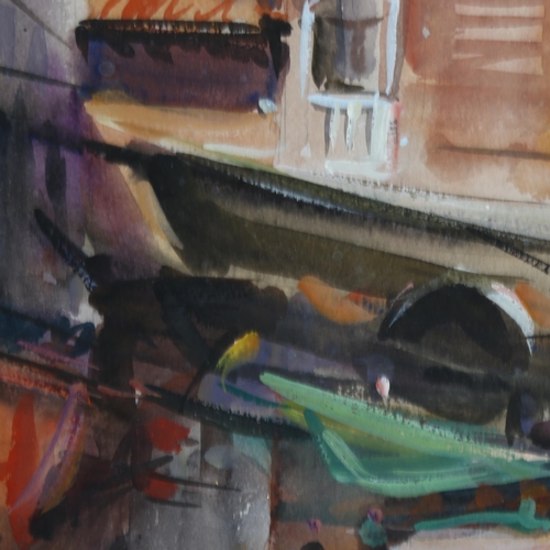 205 - Anthony Bream (born 1943), fish market Venice, 1998, watercolour, signed, 39cm x 27cm, framed