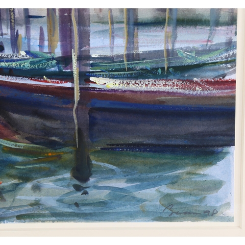 208 - Anthony Bream (born 1943), Grand Canal Venice, 1998, watercolour, signed, 28cm x 37cm, framed