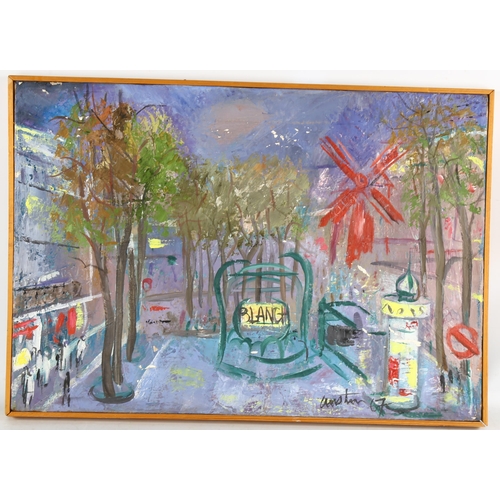 236 - Austin Taylor (1908 - 1992), Parisian street scene, oil on canvas, signed and dated 1967, 40cm x 58c... 