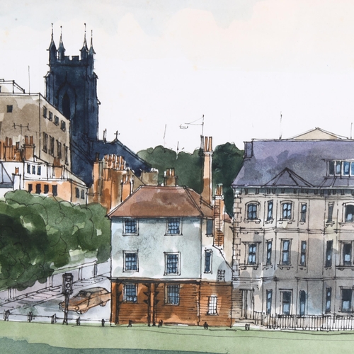 71 - Robert Tavener (1920 - 2004), Tunbridge Wells, watercolour, signed and titled, 36cm x 48cm, framed