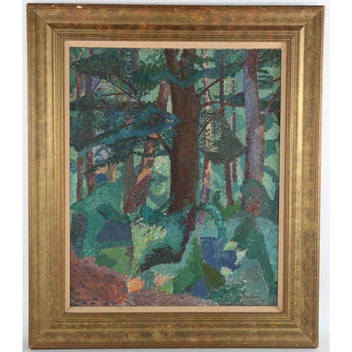 8 - Mary Sophia Ludlow (1869 - 1951), woodland scene, oil on canvas, signed, 56cm x 46cm, framed
