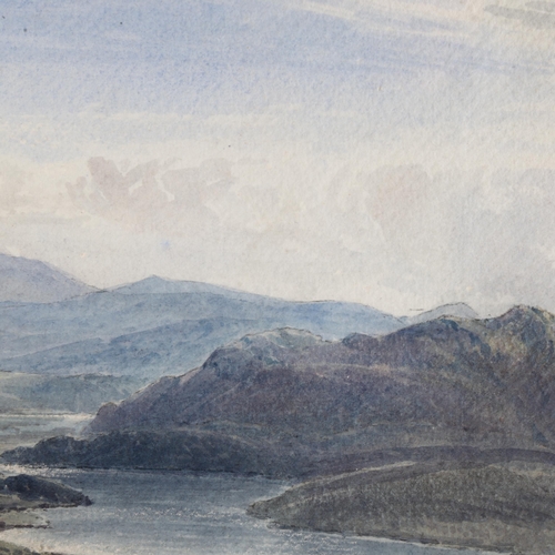 87 - Bernard Walter Evans RI (1843 - 1922), landscape in North Wales, watercolour, 34cm x 49cm, framed