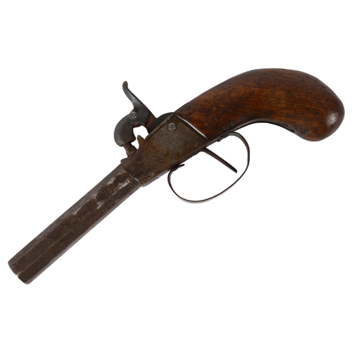 145 - A small 19th century percussion pistol