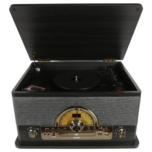 207 - ION - a 7-in-1 combo retro LP record player, also plays compacts discs and has a radio function