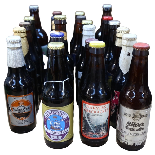 250 - A quantity of various Vintage commemorative ales, including Harvey's Firecracker (23)