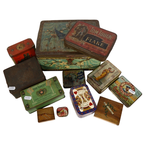 292 - A quantity of Vintage advertising tins, including 