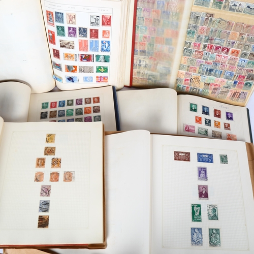 69 - 6 albums of UK European and worldwide stamps, including Norway and the Netherlands, and 1 empty albu... 