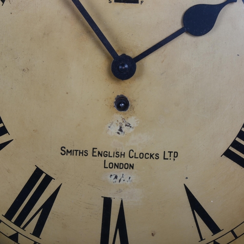 86 - An early 20th century Bakelite framed dial wall clock, by Smiths English Clocks Ltd London, diameter... 