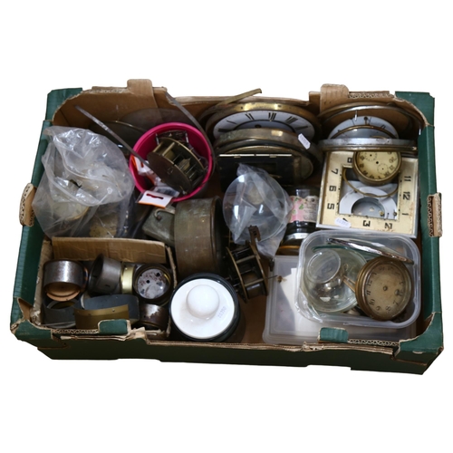 400 - A box of clock parts