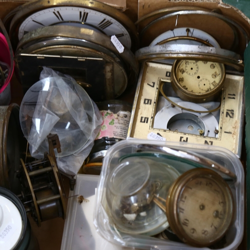 400 - A box of clock parts