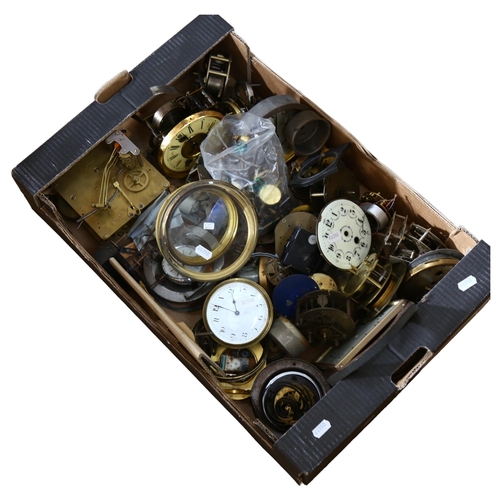 403 - A boxful of various clock parts