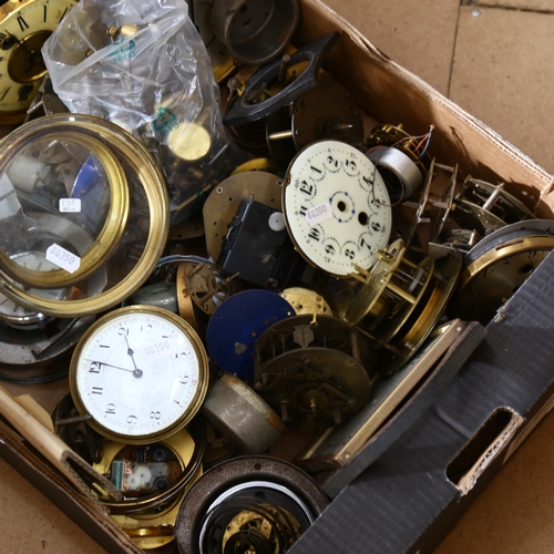 403 - A boxful of various clock parts