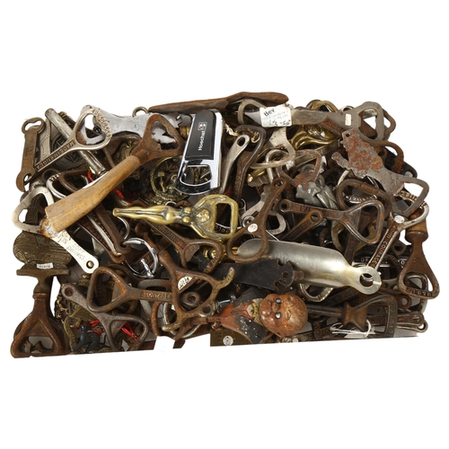 409 - A quantity of Vintage bottle openers, including novelty items