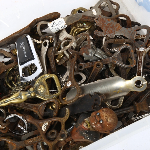 409 - A quantity of Vintage bottle openers, including novelty items