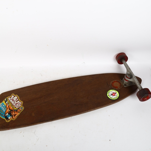 506 - A Vintage longboard by Scary Dave, board length 110cm