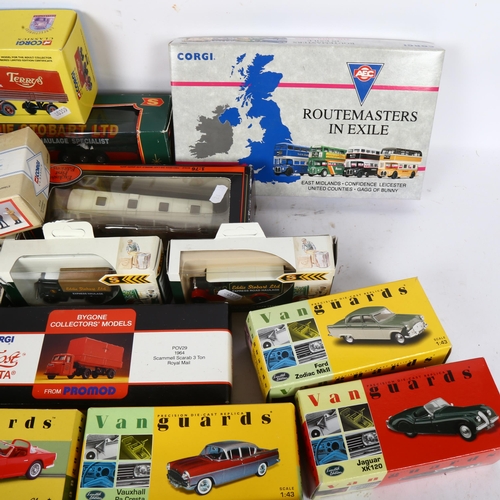 524 - A quantity of Corgi Classics, Vanguards, Matchbox Collectables etc, diecast vehicles, including Vang... 