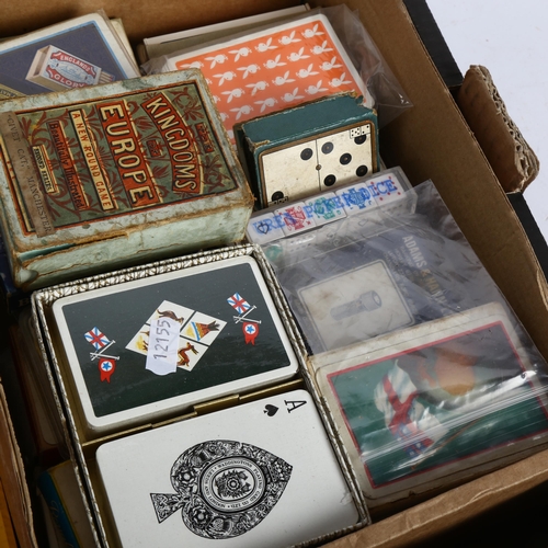 528 - A quantity of Vintage dominos and draughts, and various hand-held games, including The Ladder Puzzle... 