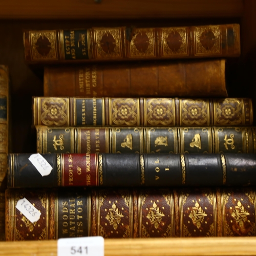 541 - A quantity of Victorian books, including Glieg's, Life Of Wellington, Creasy's Fifteen Decisive Batt... 