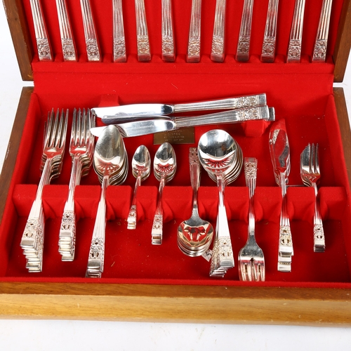 802 - A part canteen of community plate cutlery for 6 people