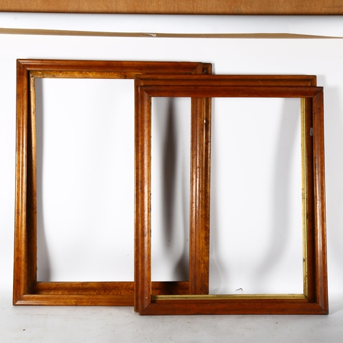 2831 - 4 various Antique maple frames