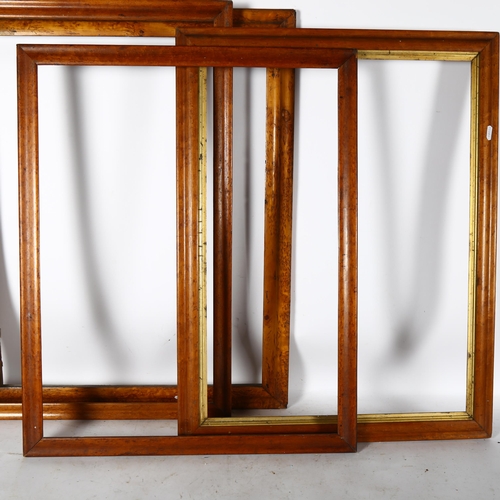 2831 - 4 various Antique maple frames