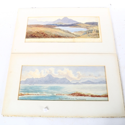 2841 - Michael Anthony Shrapnel Buddulph (1823 - 1904), view of Croagh Patrick from Castle Boar and Mallera... 