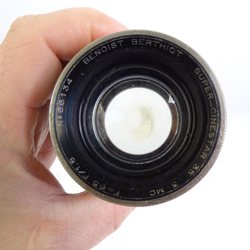 232 - WITHDRAWN - A quantity of Vintage cine lenses, including Taylor-Hobson, Super 6, Angeneux, Som-Berth... 