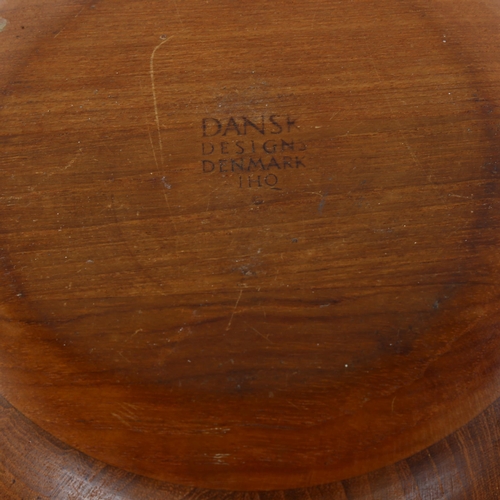 23 - Jens Quistgaard for Dansk Design, a 1950s' teak salad bowl, makers stamp to base, diameter 21cm