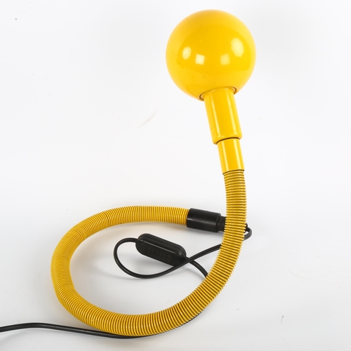 3 - Isao Hosoe for Valenti Luce, a 1970s' Hebi adjustable desk lamp, length 80cm