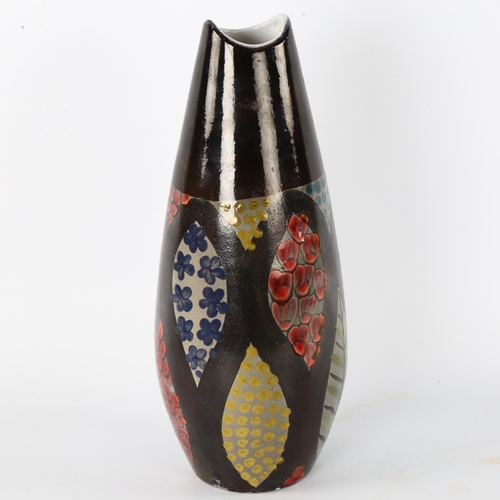 33 - Ingrid Atterberg for Upsala Ekeby, a glazed ceramic Mimosa vase, made 1952-54, model No 2099, height... 