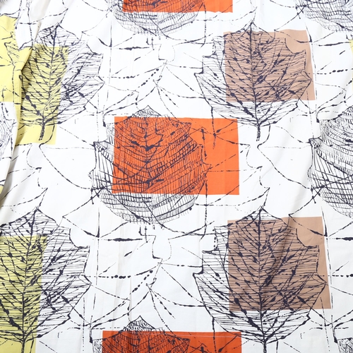 42 - Lucienne Day for Heals, 1960, a Linden fabric curtain panel, 280 x 118cm